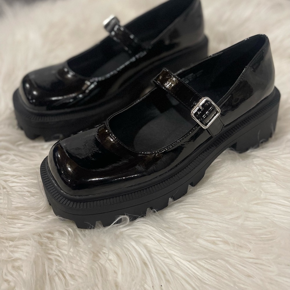 Black Mary Janes